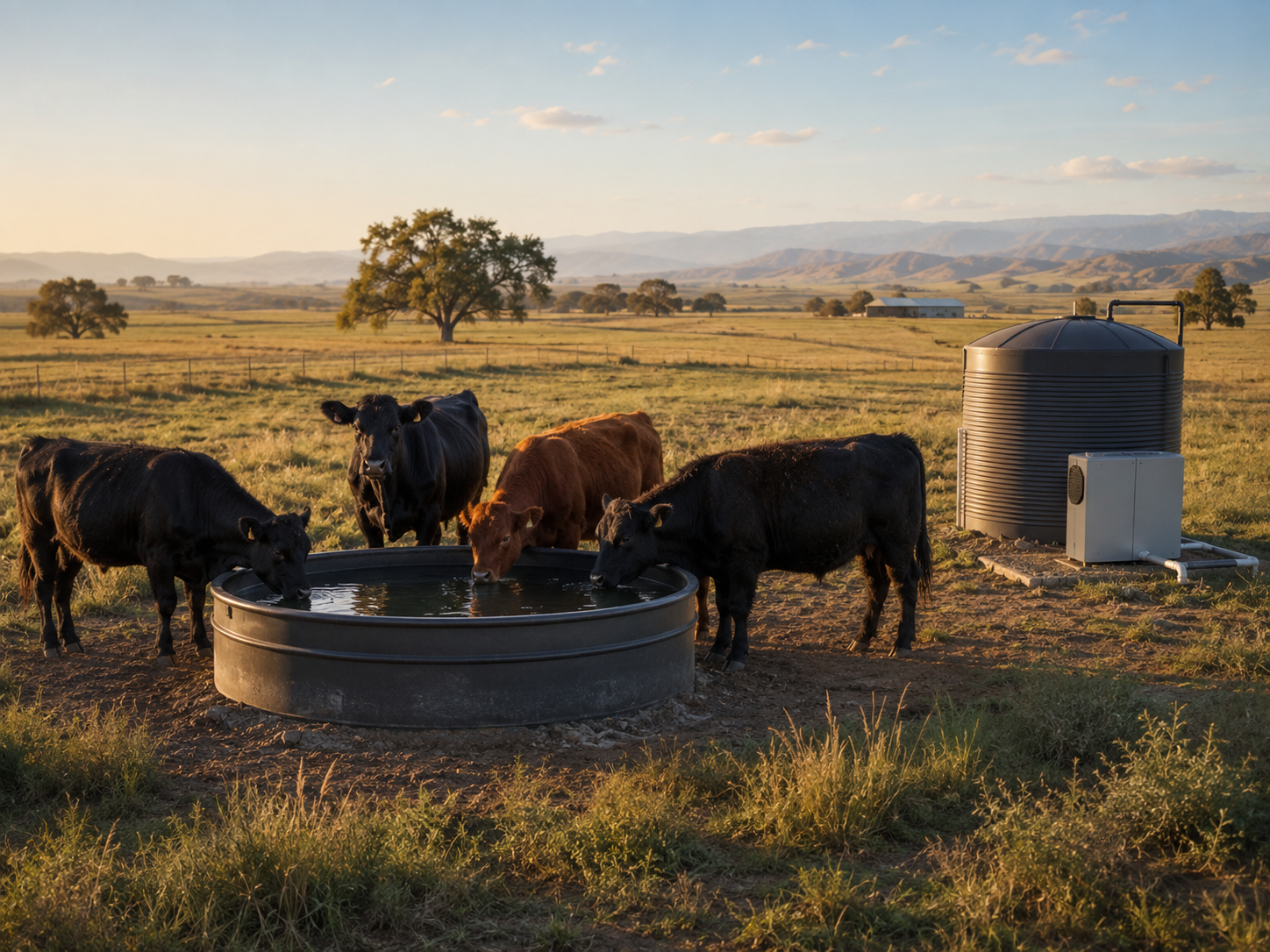 Livestock water for working ranches