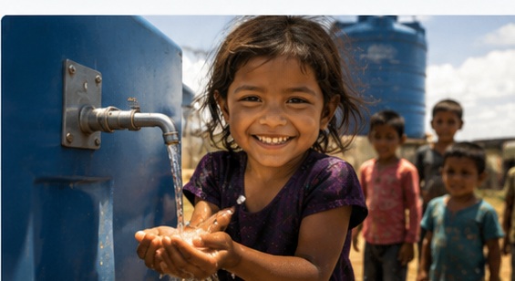 NGO and humanitarian water mission
