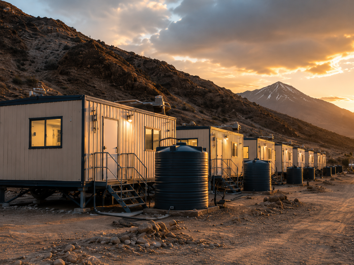 Remote workforce and mining camp